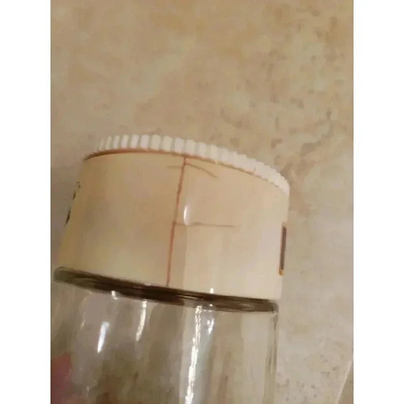 Vintage Gemco Strawberry Blossoms Spice Glass Jars With Rack - Picture 9 of 10